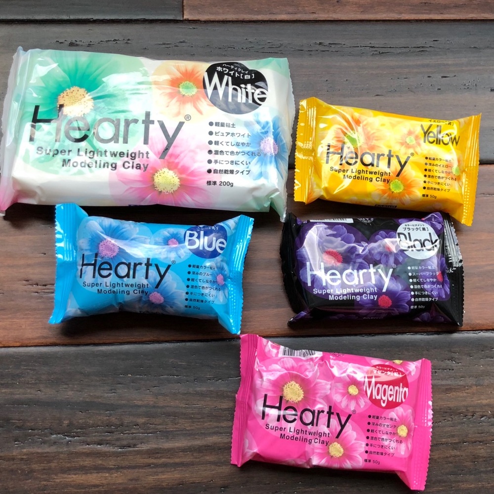 Hearty Air Dry Molding Clay Bundle